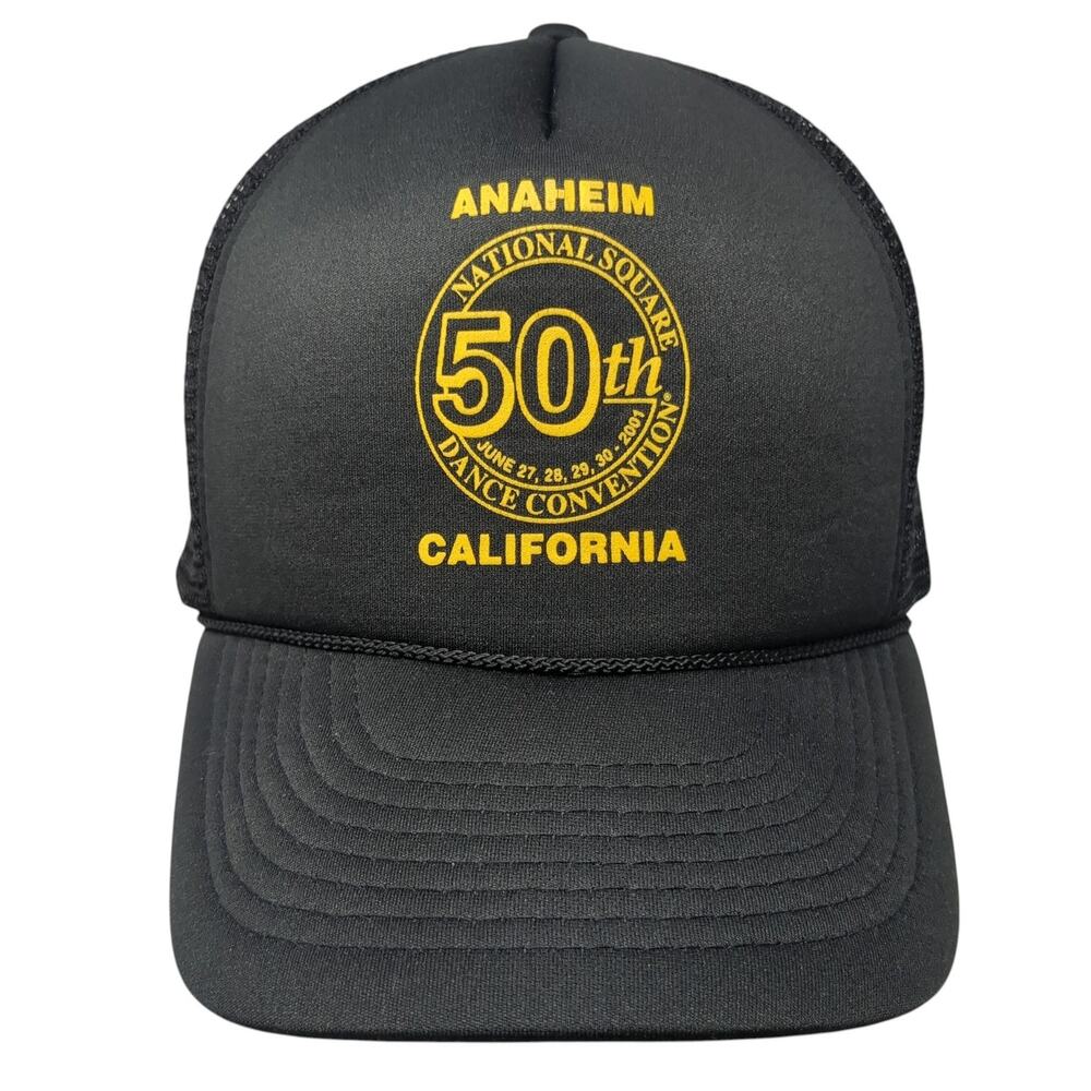 Anaheim California 50th National Square Dance Convention Trucker Hat Black OS